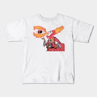 Marie Antoinette Breathes Fire Kids T-Shirt